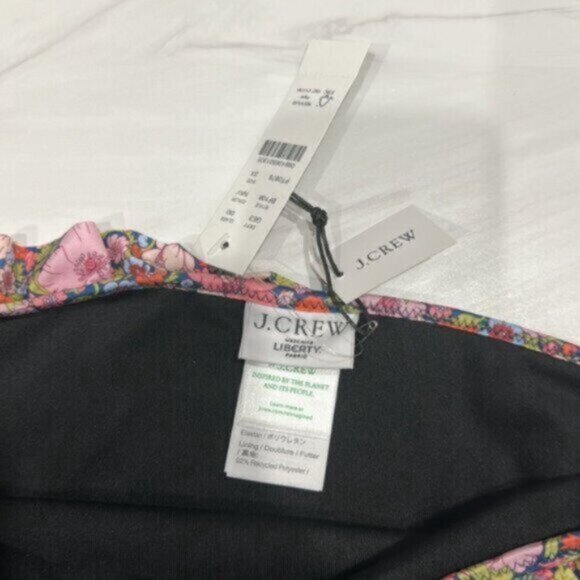 NWT J.Crew Pink Floral String Hipster Full Coverage Ruffle Bottom Size 3X - Picture 8 of 11